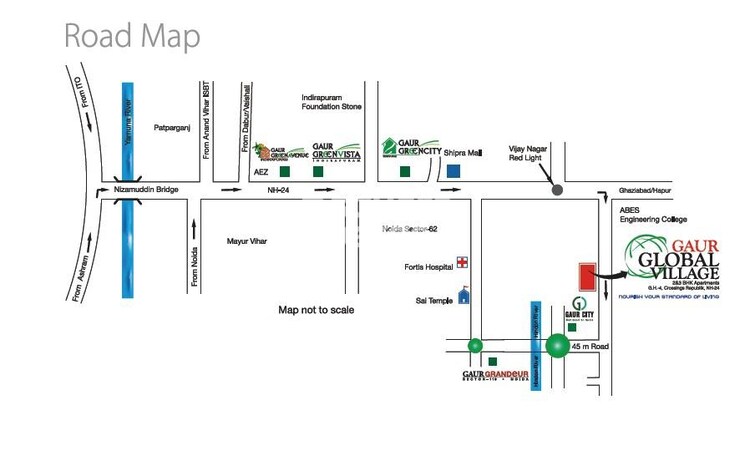 Gaurs Global Village Location Image