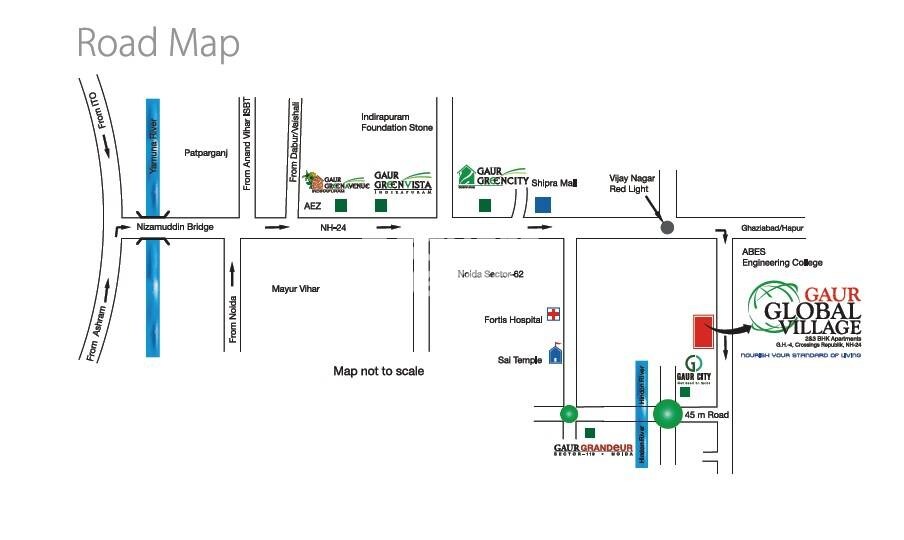 Gaurs Global Village Location Image