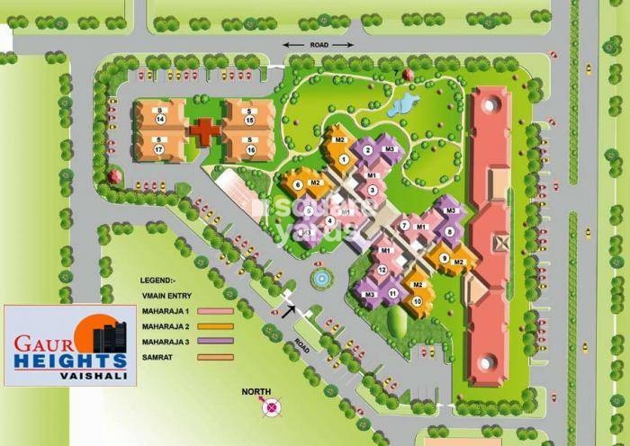 Gaurs Heights Master Plan Image