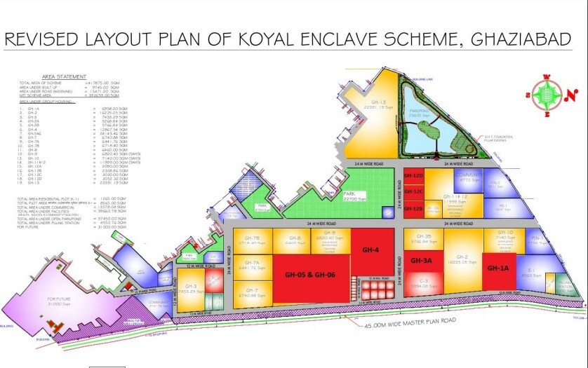 GDA Koyal Enclave Master Plan 1