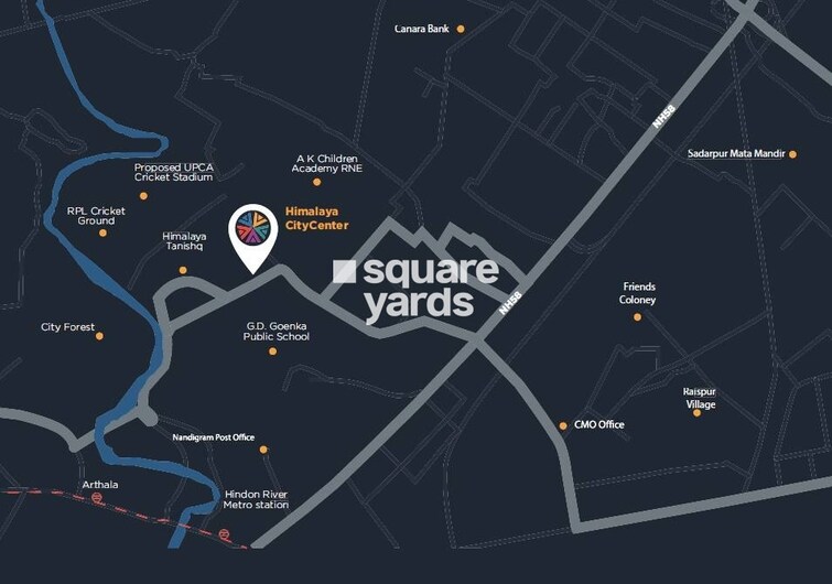 Himalaya City Center Phase 1 Location Image