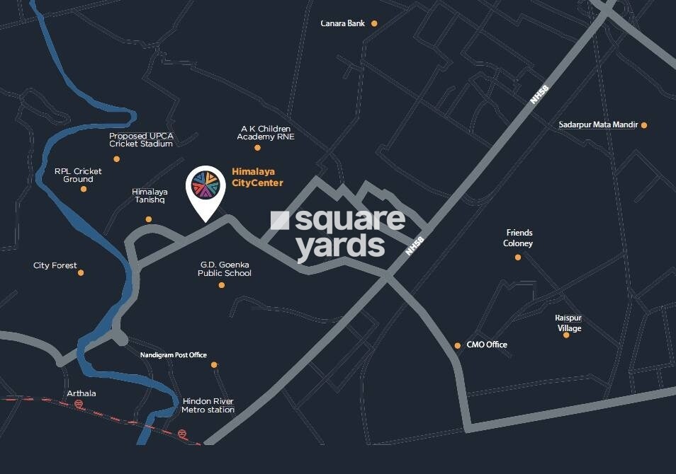 Himalaya City Center Phase 1 Location Image