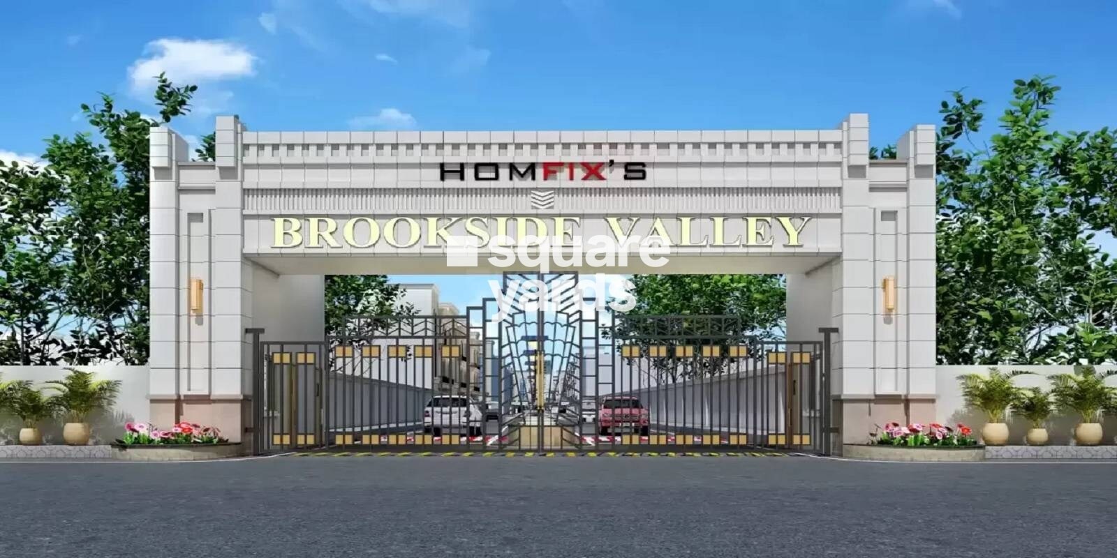 Homfix Brookside Valley residential project in Raj Nagar Extension