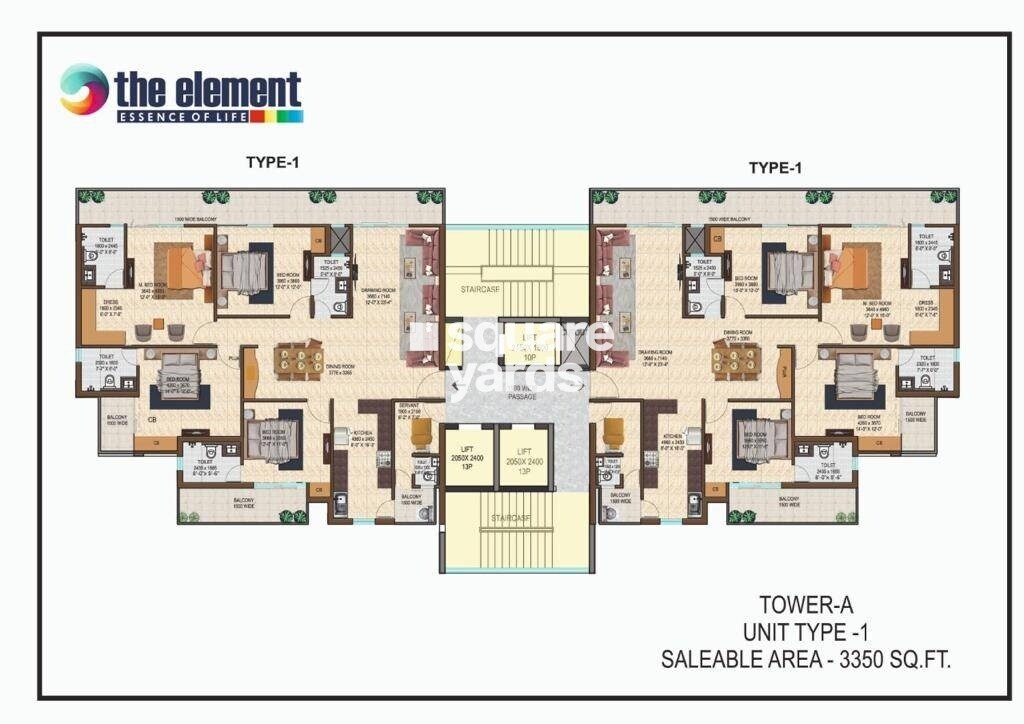 Ishaan The Element Floor Plans