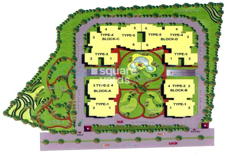 JKG Amba G Residency Master Plan Image