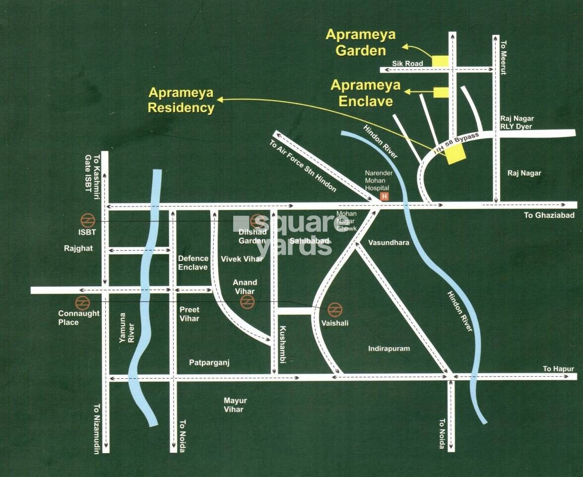 Krishna Aprameya Residency Location Image