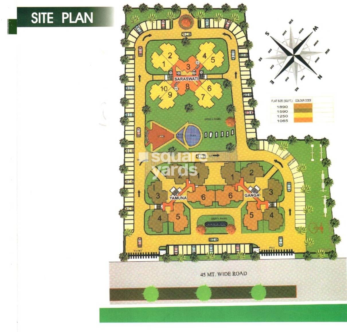 Krishna Aprameya Residency Master Plan Image