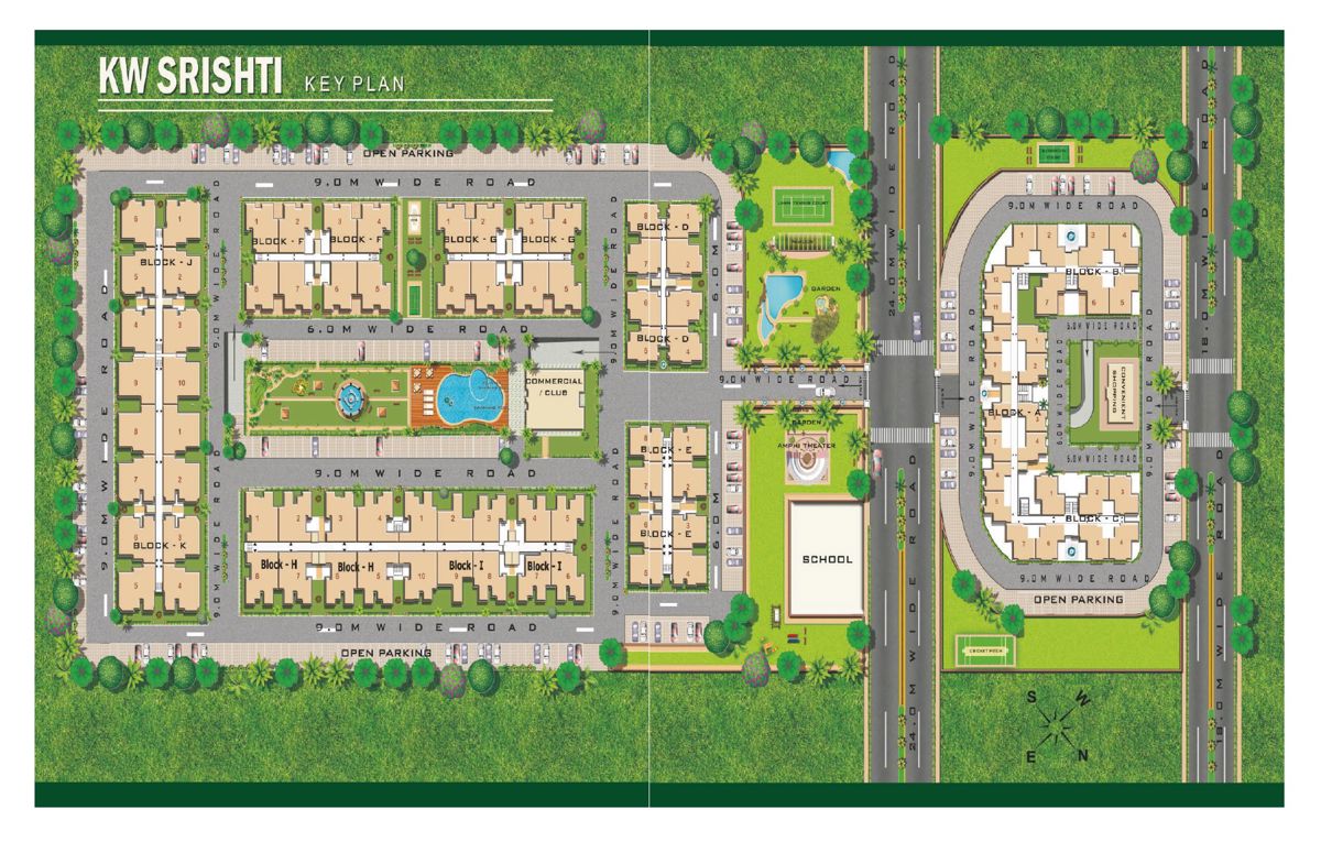 KW Srishti Master Plan Image