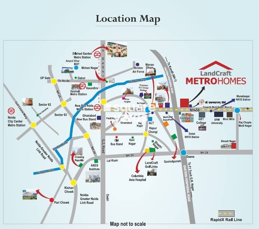 Land Craft Metro Homes Phase 1 Location Image