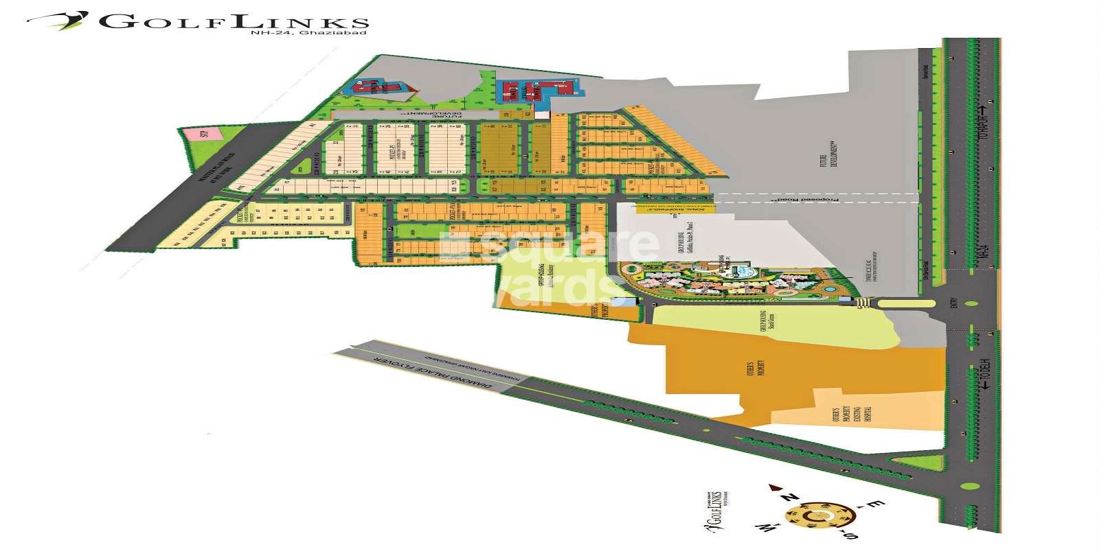 landcraft golflinks apartments project master plan image1