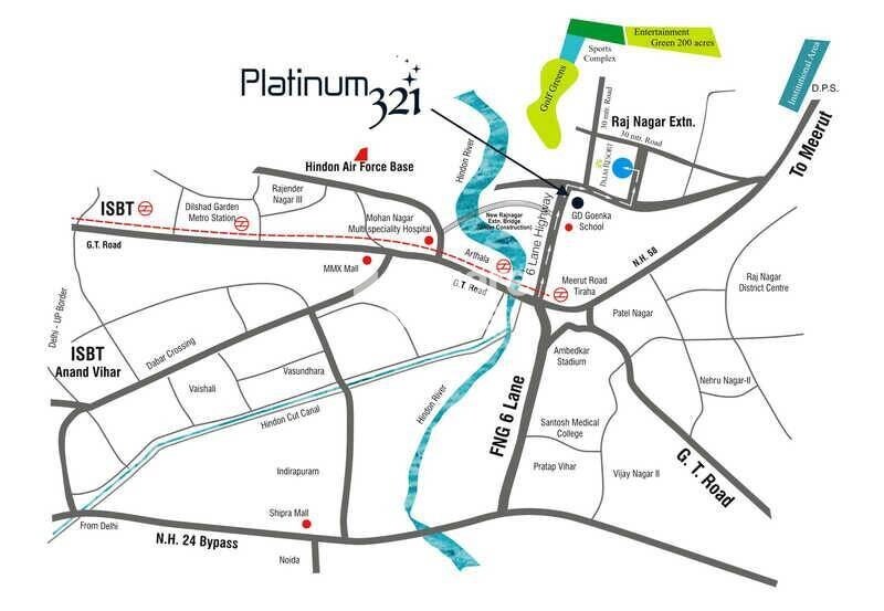 M R Platinum 321 Location Image