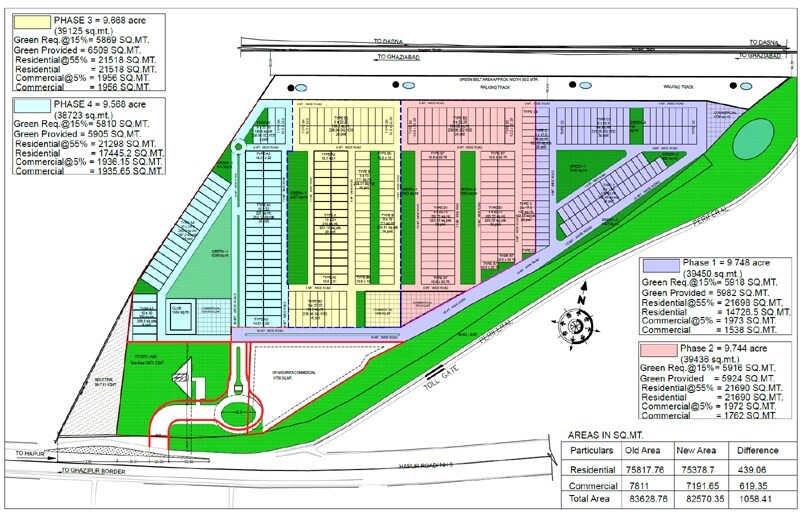 Madhusudhan Forest Walk Master Plan Image