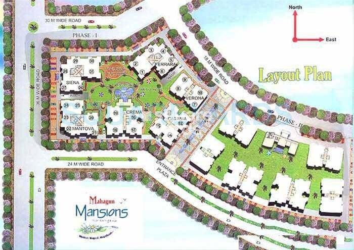 Mahagun Mansion I and II Master Plan Image