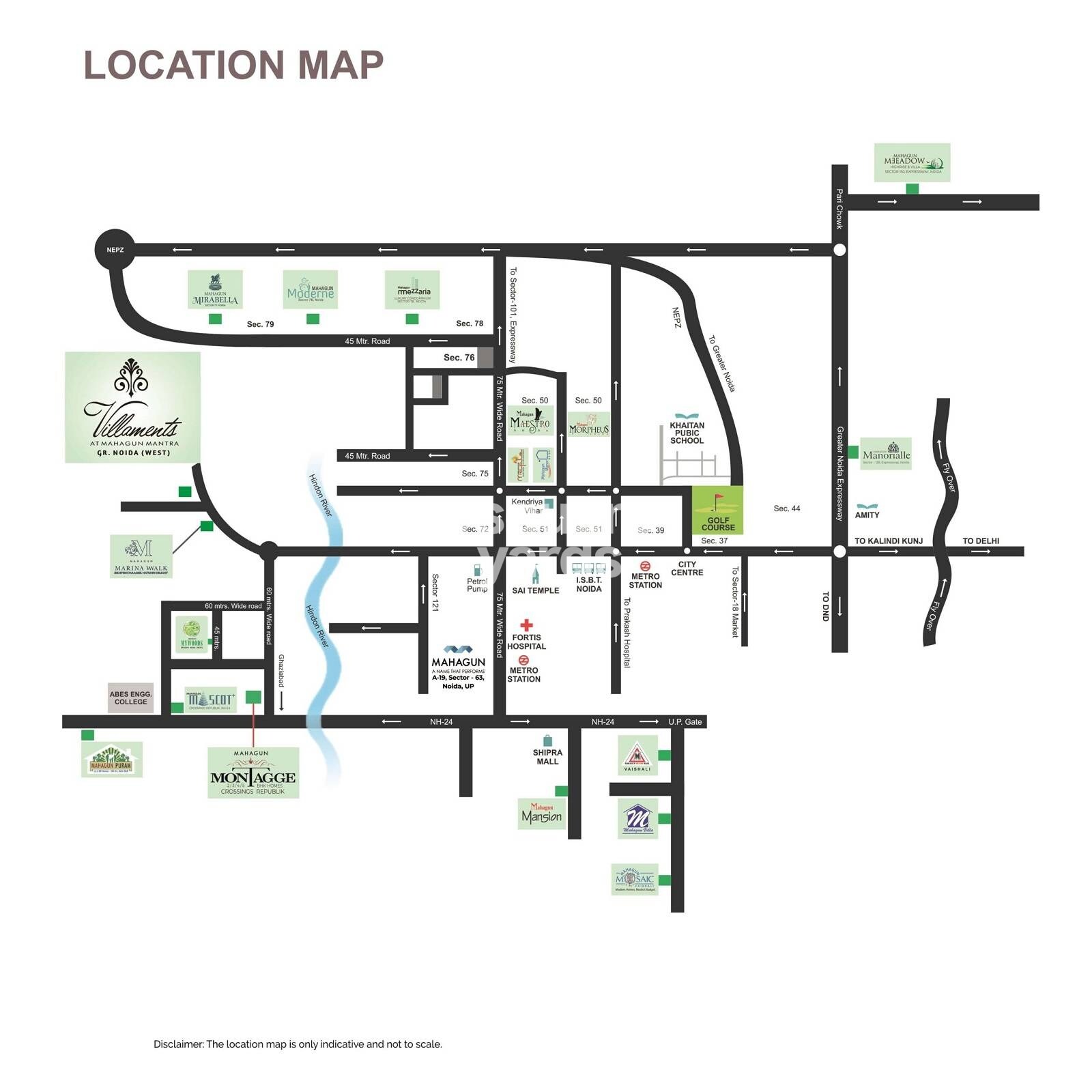 Mahagun Montage Location Image