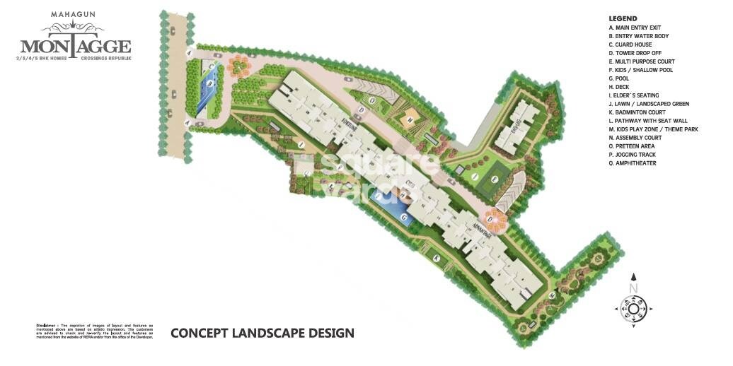 Mahagun Montage Master Plan Image