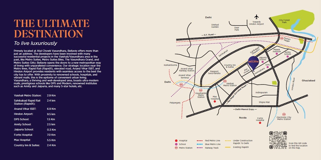 Metro Suites Bellavie Location Image