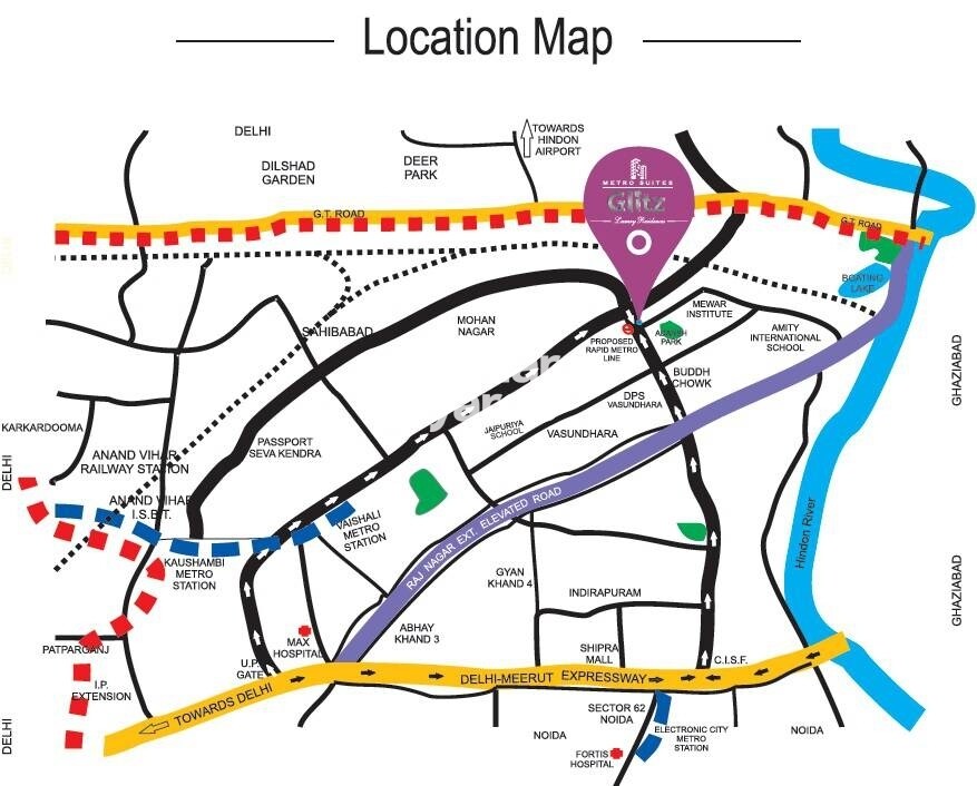 Metro Suites Glitz Location Image