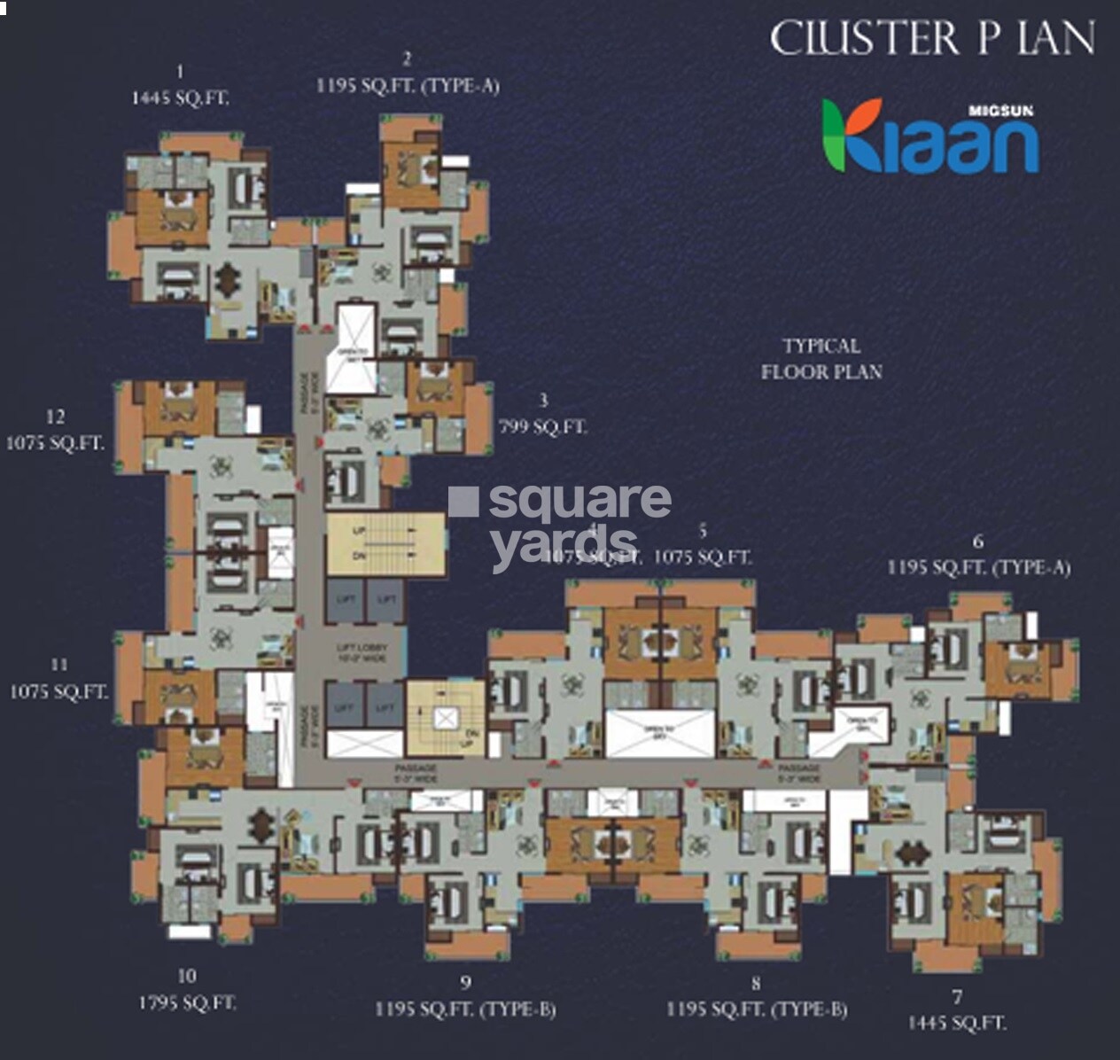 Migsun Kiaan Floor Plans