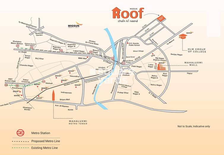 Migsun Roof Location Image