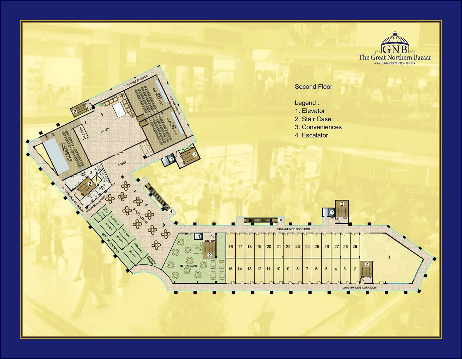 MR Proview The Great Northern Bazaar Floor Plans