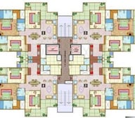Nandini Metro Suites Bliss Floor Plans