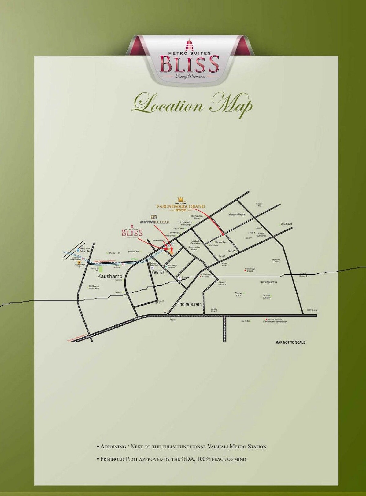 Nandini Metro Suites Bliss Location Image