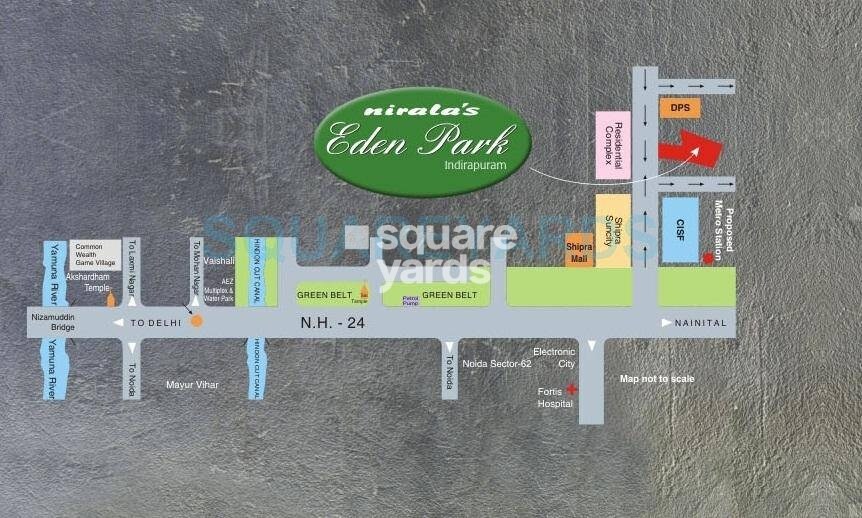 Nirala Eden Park 2 Location Image