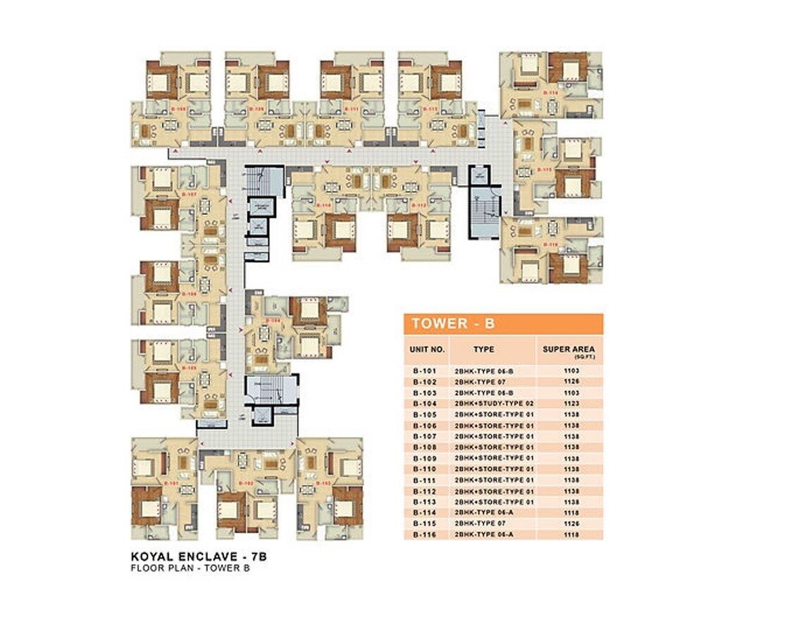 Oxirich Aero Heights Floor Plans