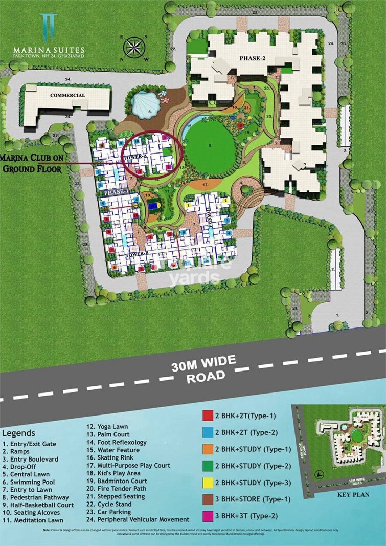 Palm Marina Suites Master Plan Image