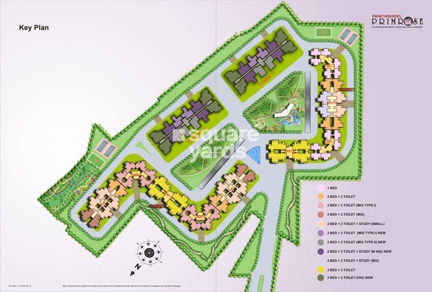 Panchsheel Primrose Master Plan 1
