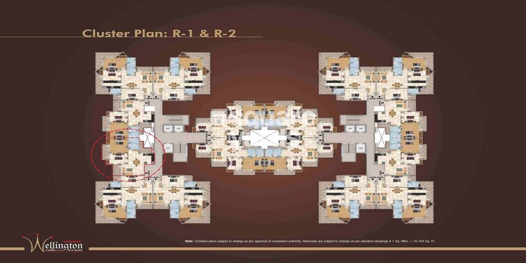 Panchsheel Wellington Floor Plans