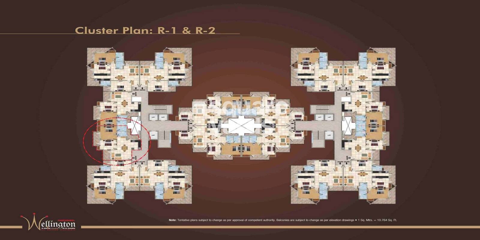 Panchsheel Wellington Floor Plans