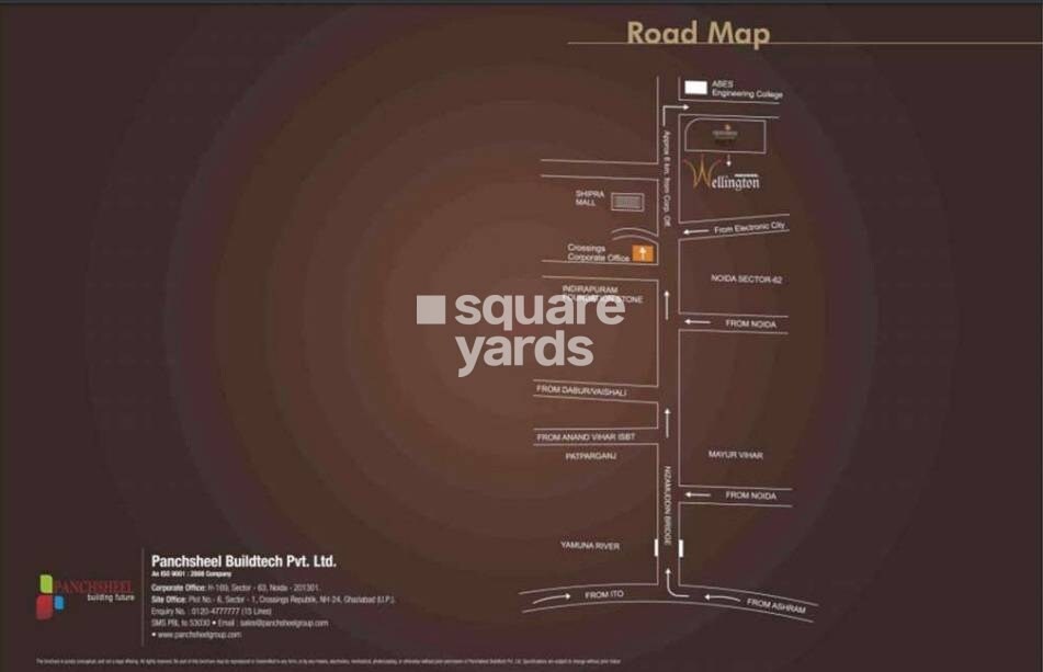 Panchsheel Wellington Location Image