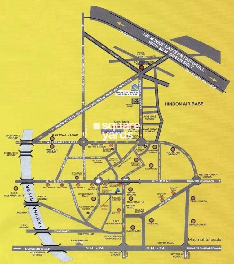 Pearl Residency Gagan Vihar Location Image