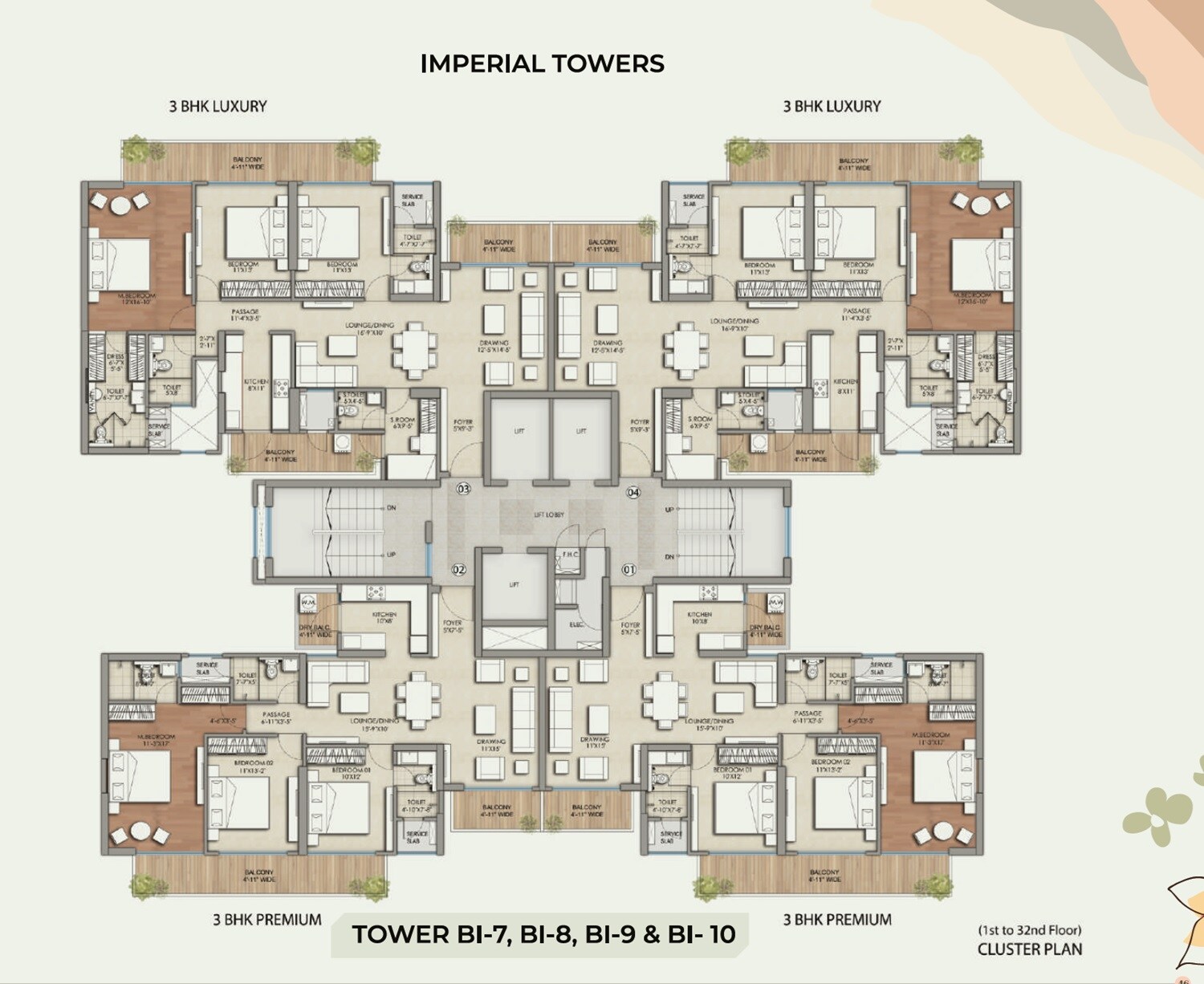 Prateek Grand Begonia Floor Plans 6