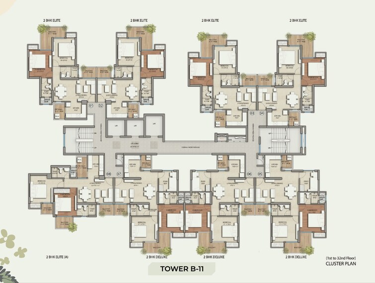 Prateek Grand Begonia Floor Plans 7