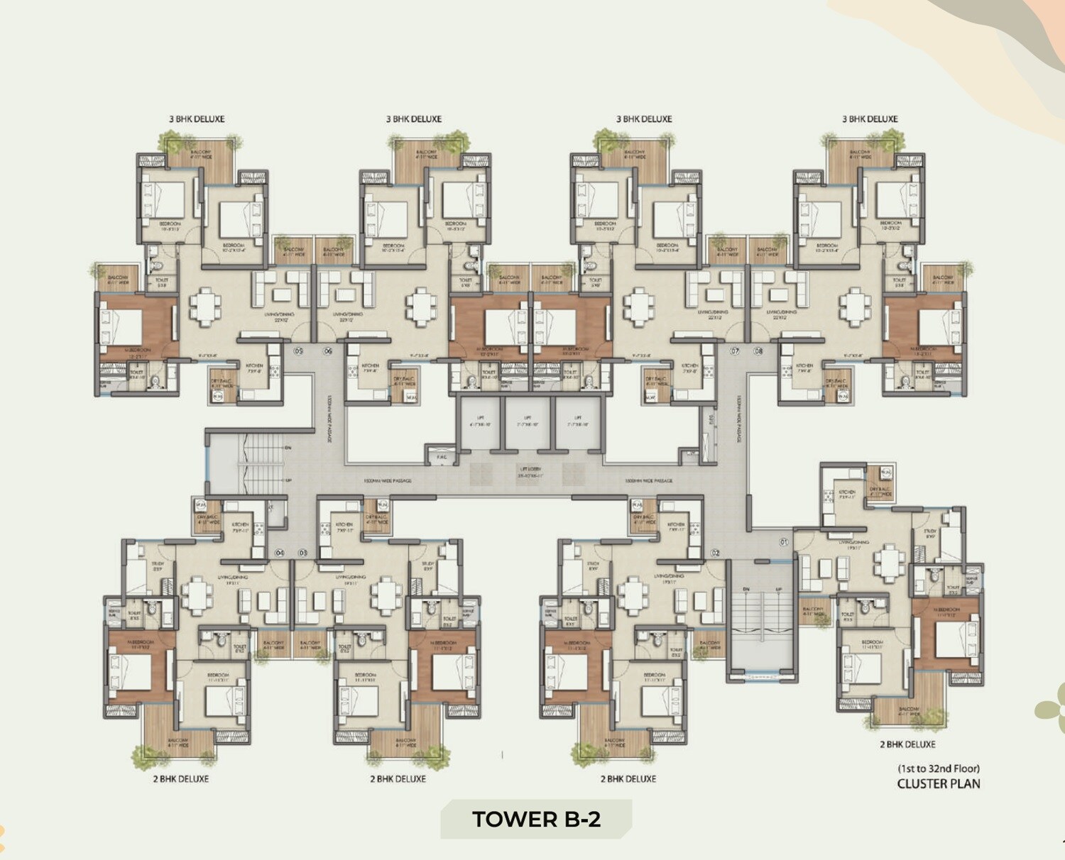 Prateek Grand Begonia Floor Plans 2
