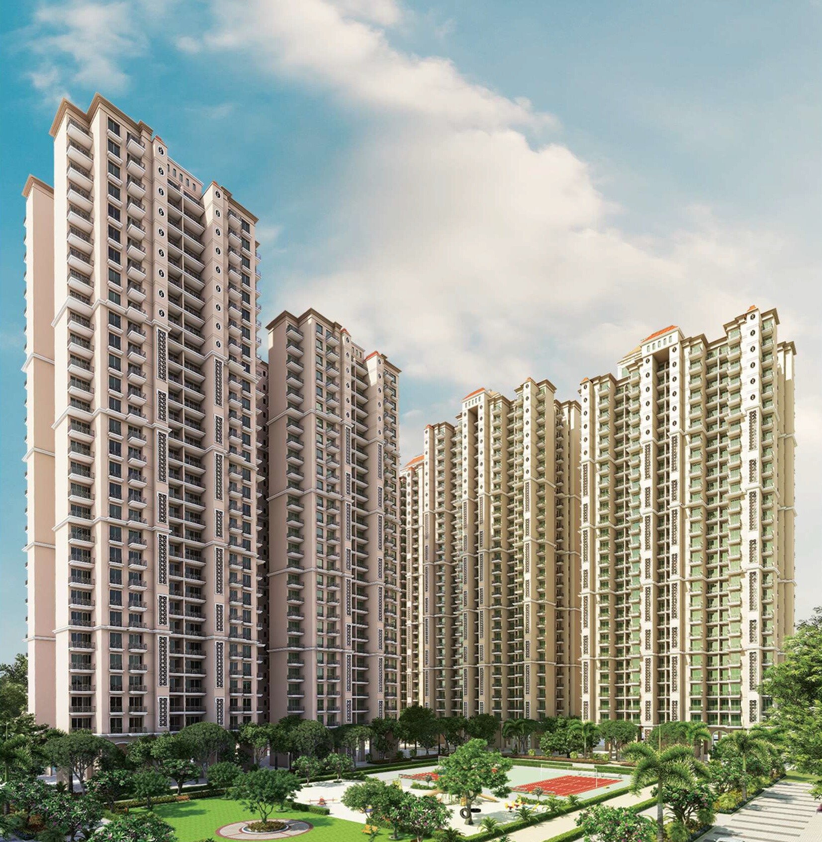 Prateek Grand Carnesia Apartment Exteriors 4