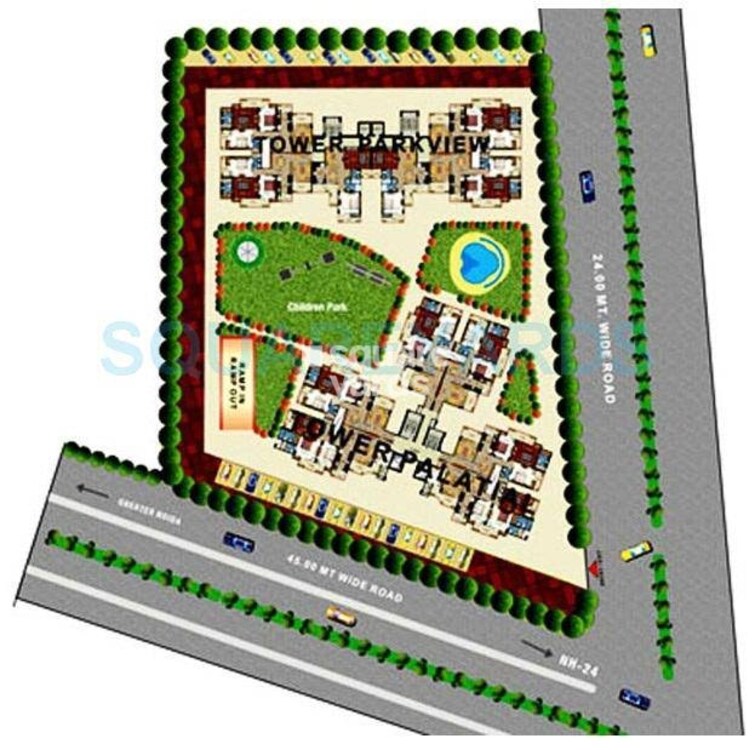 Prateek The Royal Cliff Master Plan Image