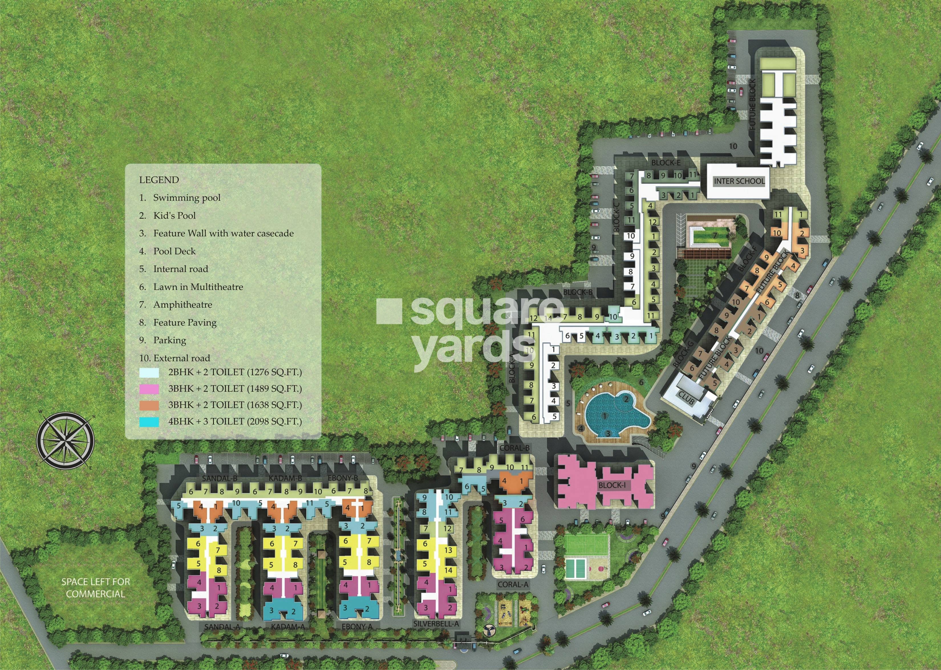 Resale 2 Bedroom 850 Sq.Ft. Apartment in Proview Shalimar City Phase II