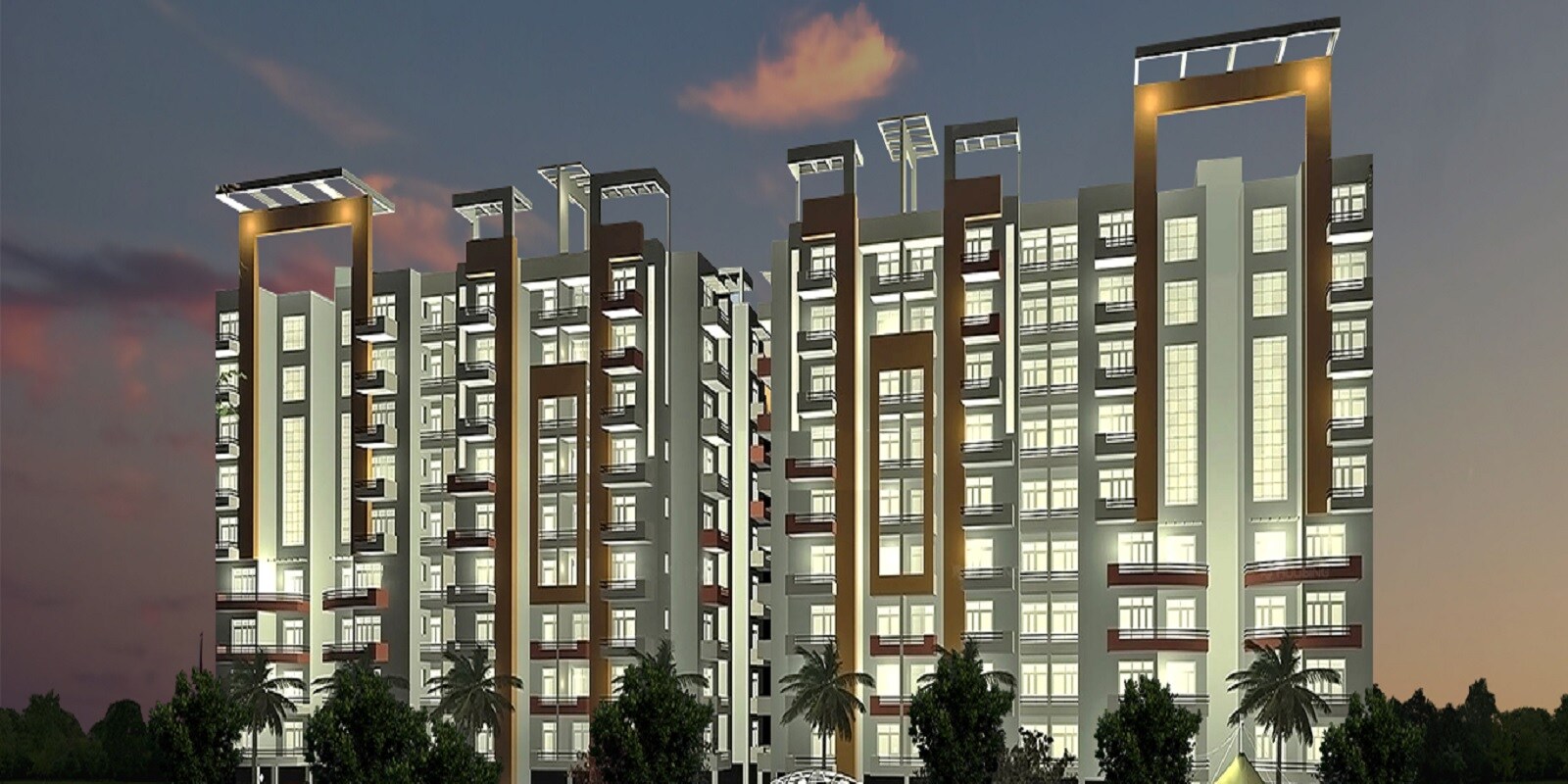 Rajyan The Alien Court residential project in Trans Delhi Signature City