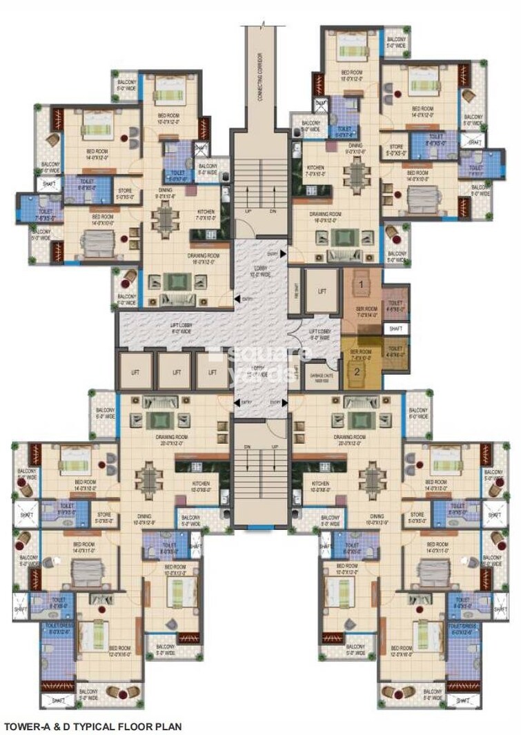 Ramprastha Imperial Heights Phase 1 Floor Plans
