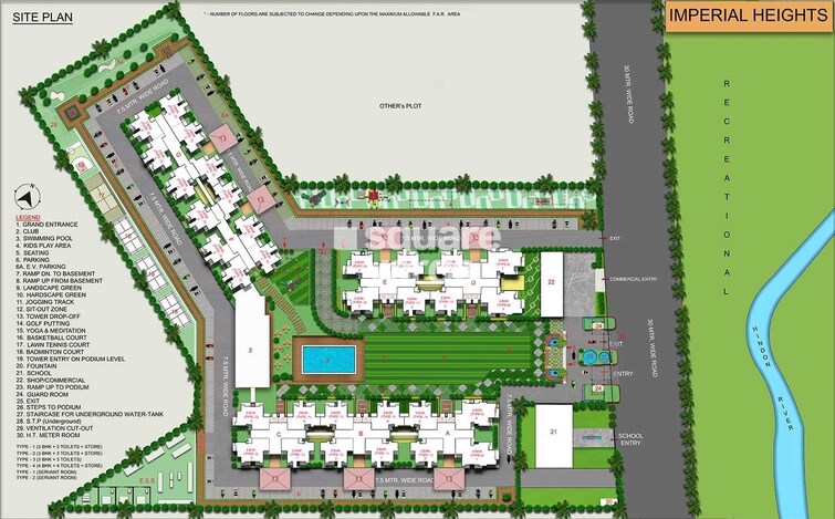 Ramprastha Imperial Heights Phase 1 Master Plan Image