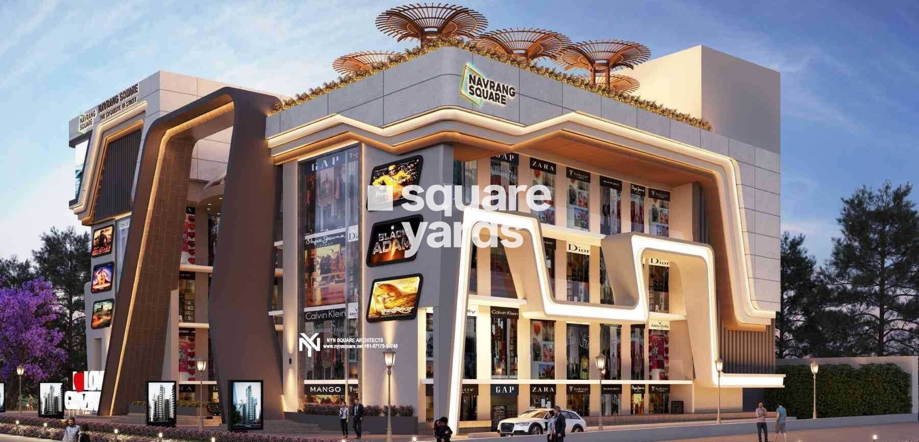 Renowned Navrang Square Tower View