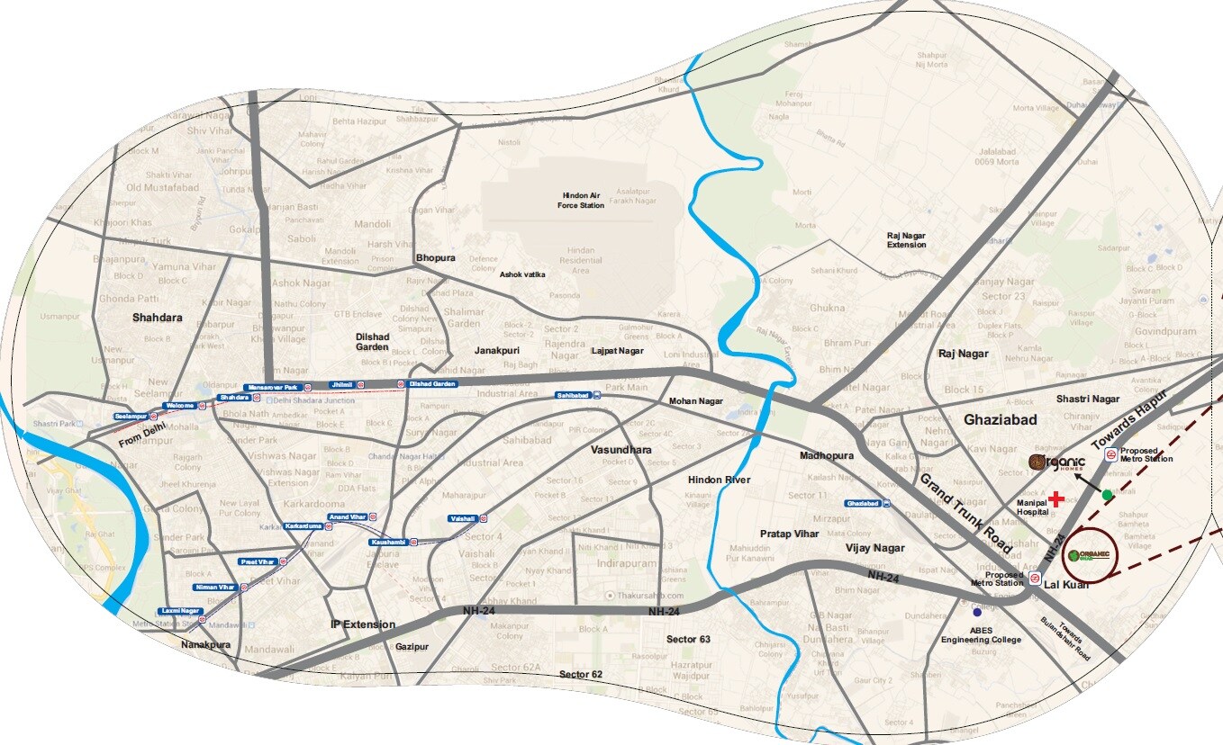 Rise Organic Ghar Location Image
