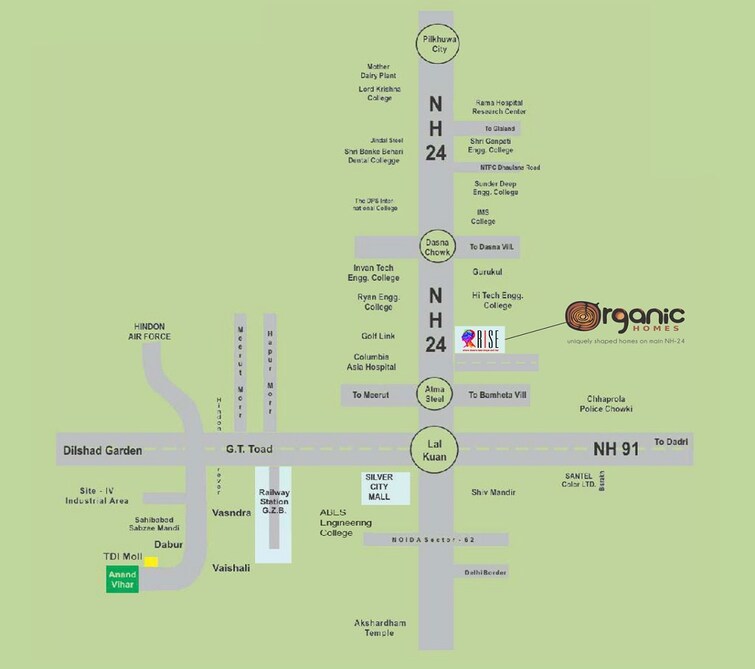 Rise Organic Homes Location Image 2
