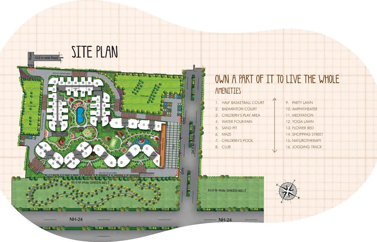 Rise-Organic-Homes_a green wall with a picture of a train on it
