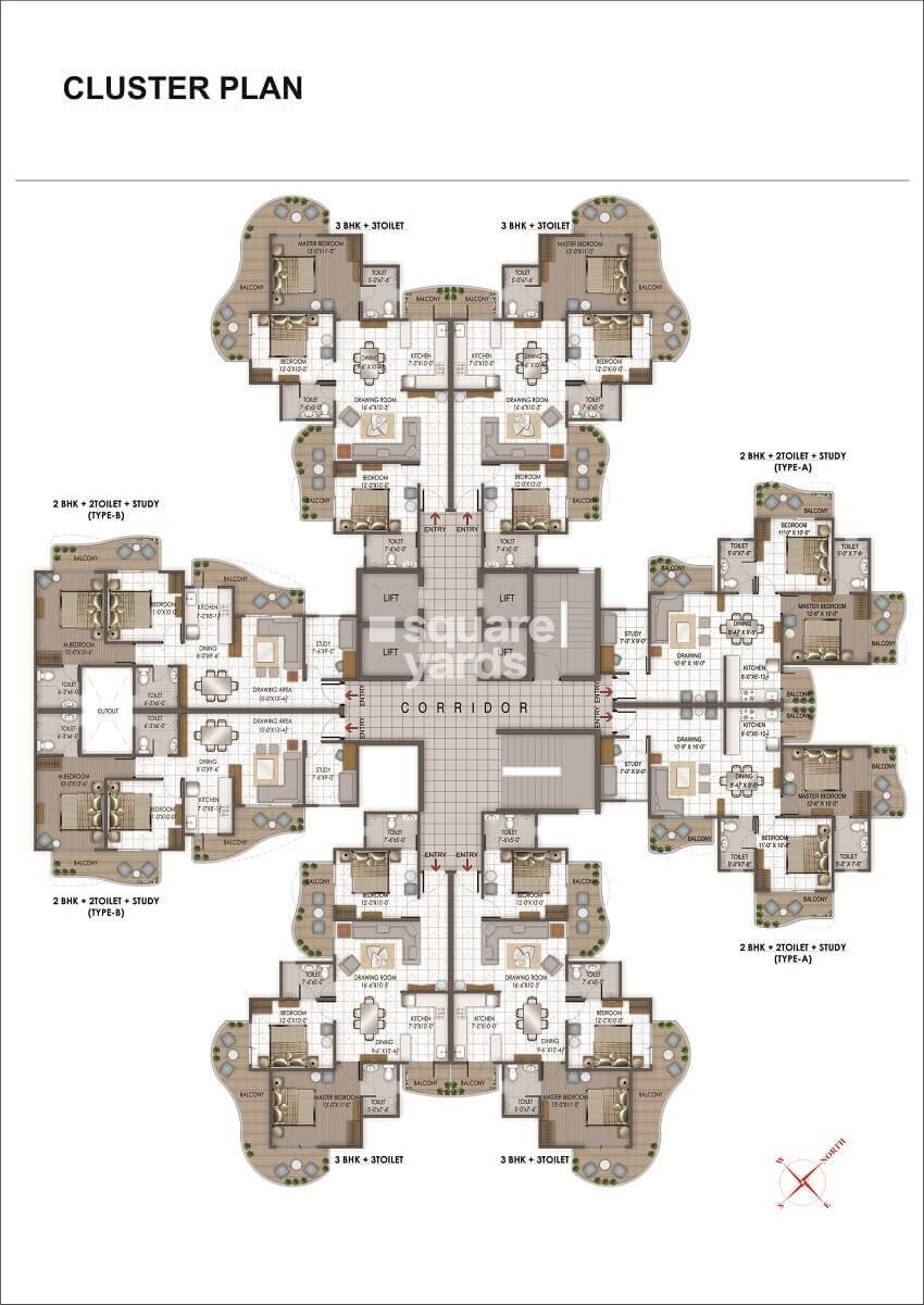 Rishabh Hindon Green Valley Floor Plans