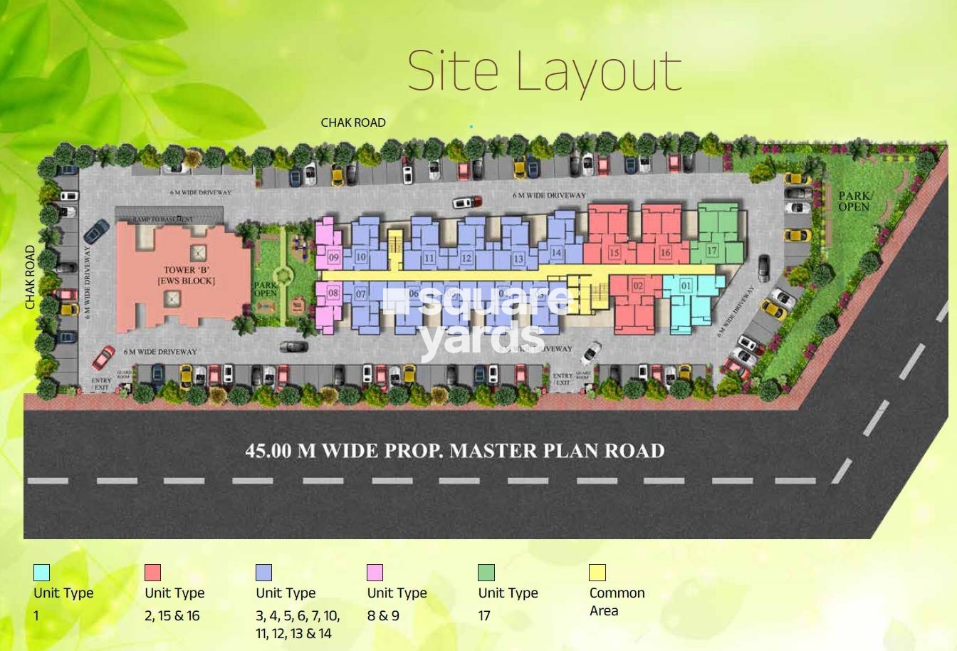 Rockfort Shriram North View Apartments Master Plan Image