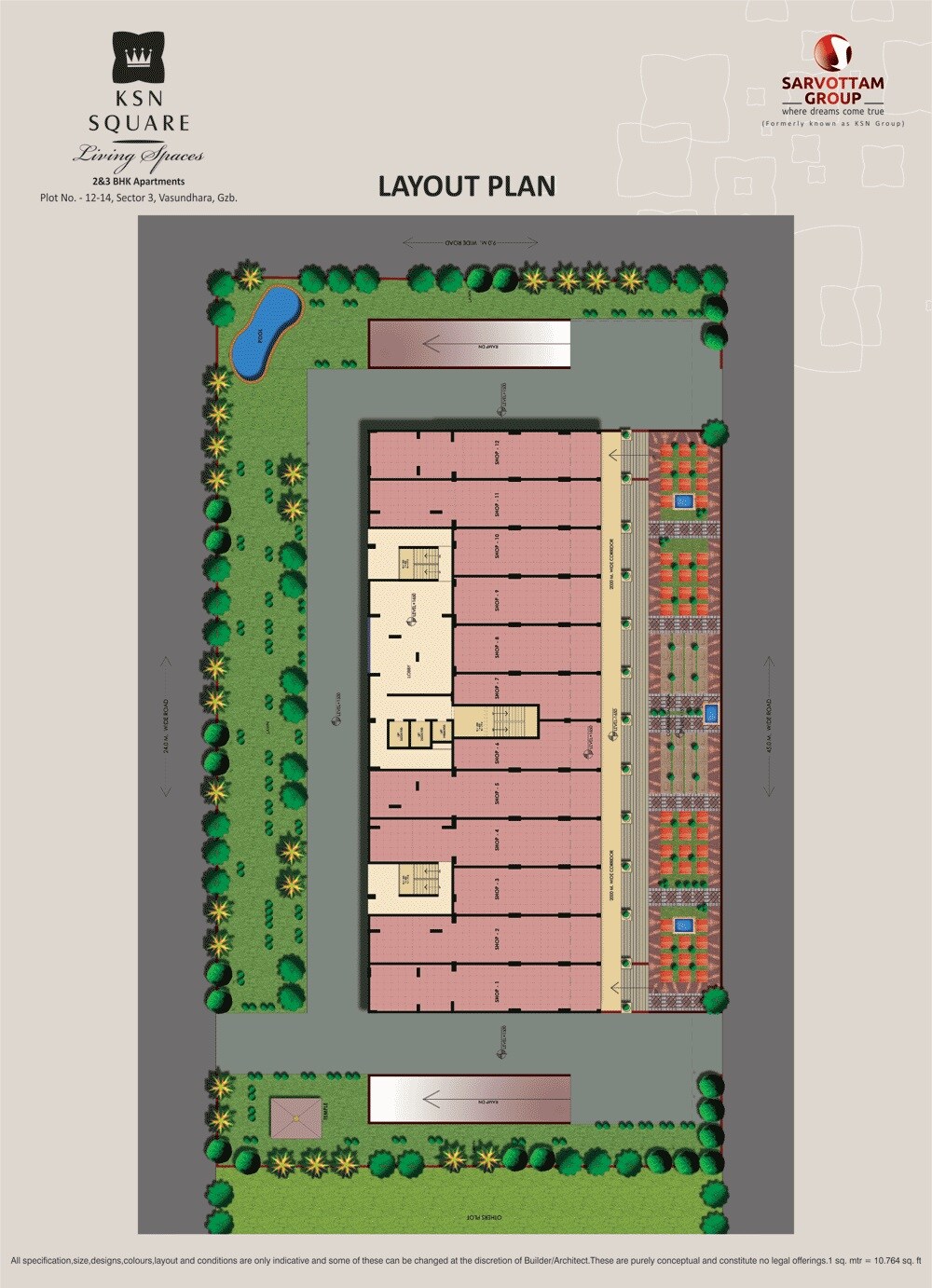 Sarvottam KSN Square Floor Plans 1